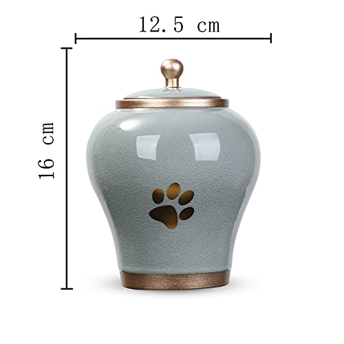 Youdear Memorials Handicrafts Haustier-Urnen, 16 cm hochwertige Urnen für Hunde und Katzen, geeignete Größe für Asche bis zu 900 cm3