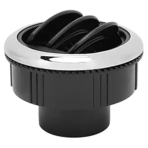 A/C Air Vent, RV Air Conditioning Deflector Electroplate Cover Professional 87mm for Car for RV for Bus for Boat(?87/75/46)