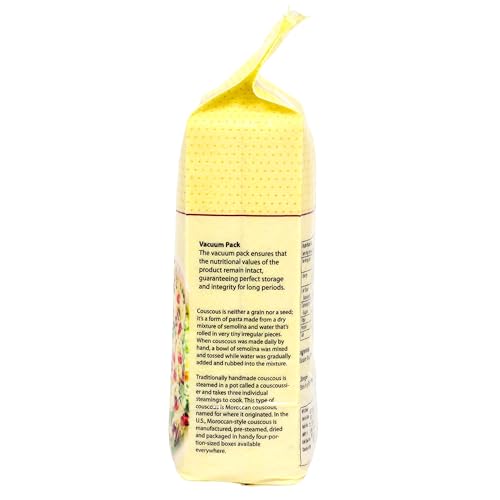 Image of Freshos Couscous Semolina, 500 Gm, Pack of 2 | Quick Cooking, Imported from Italy, Vegan-Friendly, Gluten-Free, Non-GMO.