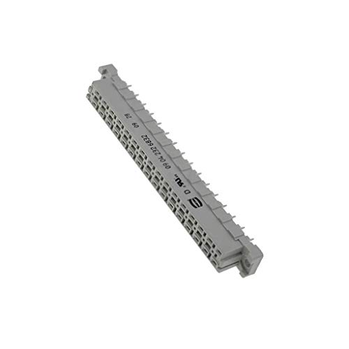 Embase DIN 41612 type D femelle HARTING 32 PIN a+c raccordement THT droit 09042326832