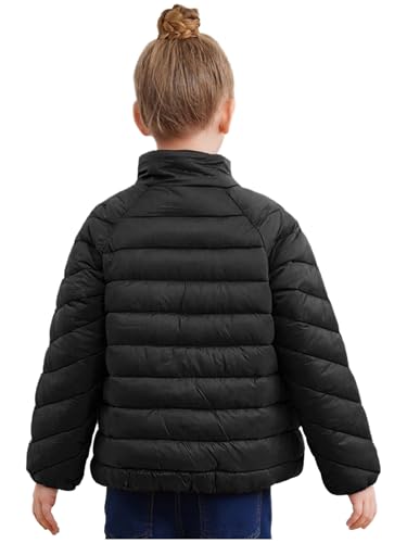 Image of Linjinx Kids Girls Boys Winter Coat Water-Resistant Zipper Puff Jacket Warm Lightweight Down Coat Outerwear