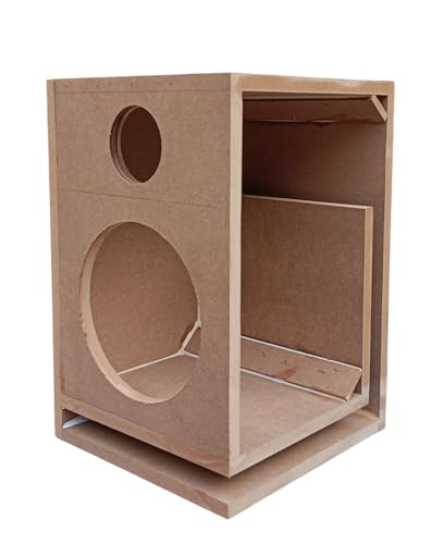Image of 14.5 MM 6.5 in Subwoofer & 3 in Tweeter L Port Ported Car Subwoofer Speaker Box