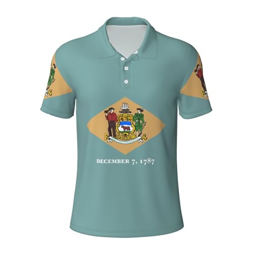 Polo manches courtes homme Delaware tissu anti-transpirant et anti-plis