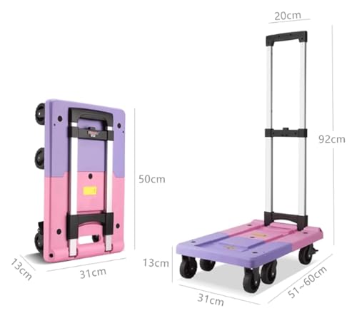 Carretilla plegable tipo plataforma resistente 330 lbs miniatura 2
