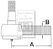 A&I - Tie Rod, Inner. PART NO: A-1026383M91