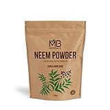 MB Herbals Pure Neem Leaf Powder 100 Gram / 3.5 oz | Azadirachta Indica | Wildcrafted Bitter Neem...