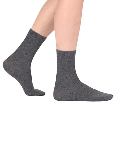 Image of Jockey 7104 Men's Compact Cotton Stretch Crew Length Socks with Stay Fresh Treatment (Pack of 3 Pattern May Vary)