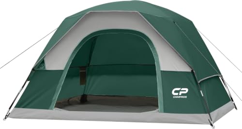 Image of CAMPROS CP Tents for Camping 2 /4 /6 Person, Waterproof Windproof Dome Tent