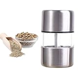 ペッパーミル 手動 小型 ソルトミル ごますり器 スパイスミル 胡椒ミル ゴマ、胡麻、岩塩、こしょう、山椒、黒胡椒専用 調味料入れ キッチン用 料理作り 和食 洋食 PAVIKE01