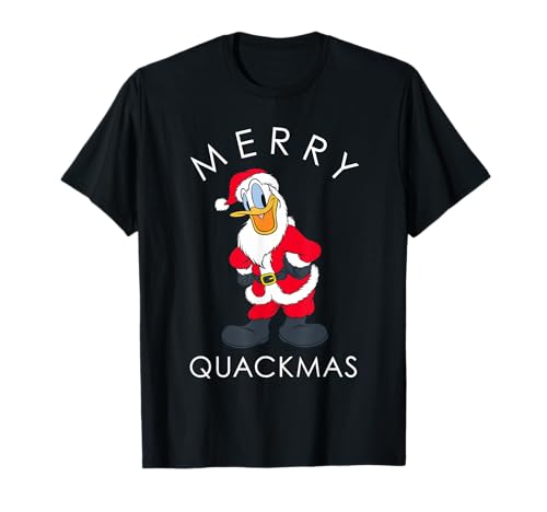 T-shirt Merry Quackmas Donald pour éviter le pull de Noël trop chaud