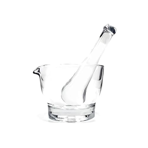 4oz Glass Mortar and Pestle Set by Capsuline