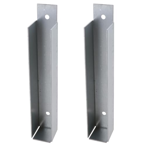 Gravel Board Clip 25mm x 150mm Fence Panel Holder Mounting Bracket 2PK