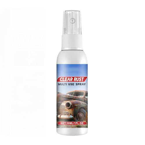 Generisch Solución de eliminación de óxido, abrillantador fuerte de acción rápida, pulverizador antióxido, para el cuidado del metal, llantas de coche, limpieza de baño, inodoro, garaje, herramienta