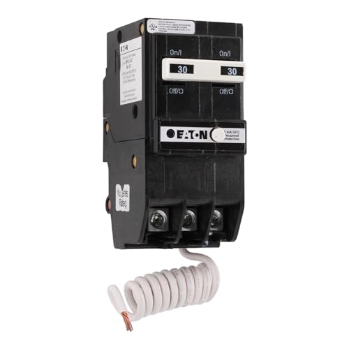 CUTLER-HAMMER BRN230GF 30 Amp Double Pole Circuit Breaker - GFCI Protection 120/240V Pigtail Neutral UL Listed (1)