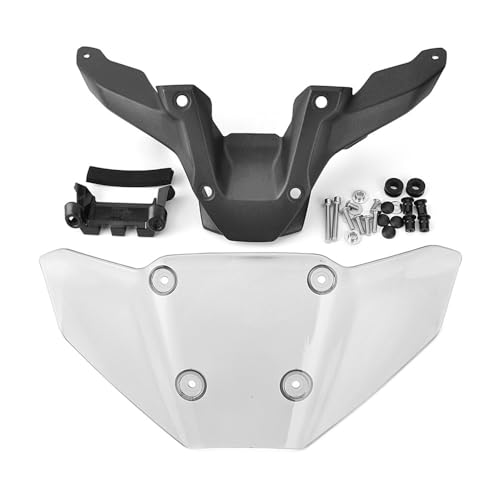 Pare-brise MT-09 SP saute-vent et deflecteurs de vent avec support de fixation noir