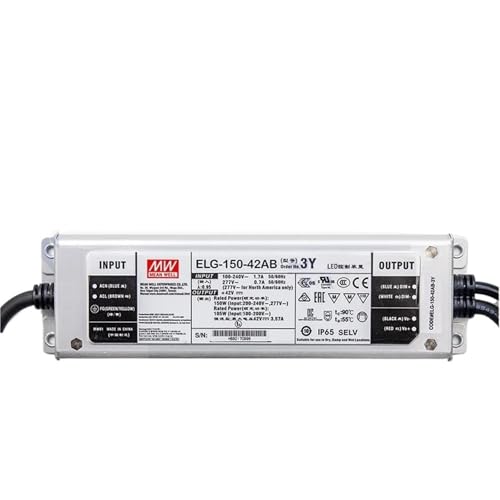 Alimentation LED étanche ELG-150-36DA-3Y de 36V pour éclairage extérieur fiable
