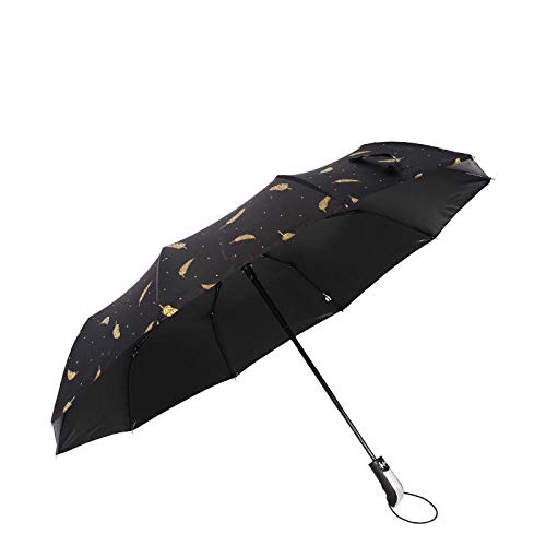 Preisvergleich Produktbild FACAT Schirm Taschenschirm Windproof SturmfestVollautomatischer, klappbarer, verstärkter, wetterfester Regenschirm aus 10 Knochen-EKlein & Leicht mit Teflon-Beschichtung