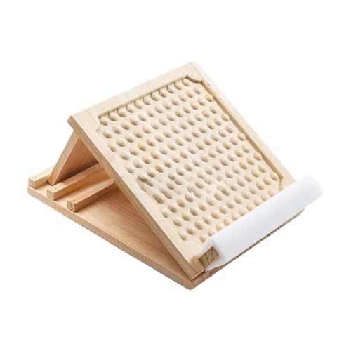 Tabla inclinada de madera para estiramiento de pantorrillas