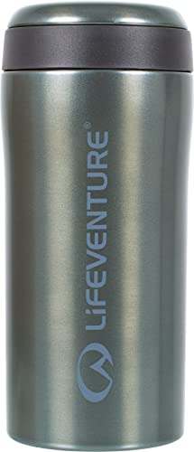 Lifeventure, Insulated & Leakproof Travel, 300ml Thermal Mug, Gloss Tungsten