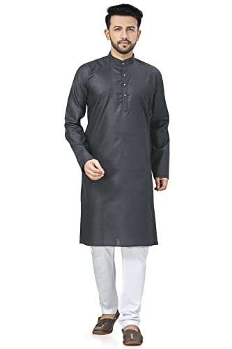 Image of BE ACTIVE Linen Blend Solid Pattern Trendy Comfortable Stylish Full Sleeve Kurta Men's Ethnic Wear