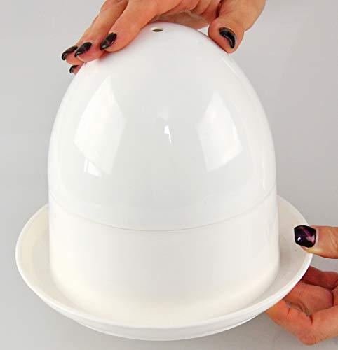Home-X Microwave Egg Boiler With Saucer For Hard-Boiled Or Soft Boiled Eggs, Egg Microwave Cooker No Piercing Required, Dishwasher Safe-Up To 4 Eggs #TOP4