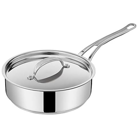 Tefal E30632 Jamie Oliver Cook`s Classic Schmorpfanne 24 cm | Antihaftversiegelung | sicher | Thermo-Signal | genieteter Silikon-Griff | induktionsgeeignet | ofenfest Cover