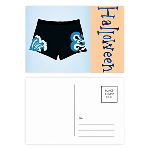 Cartes postales d'Halloween avec motif en spray Black Trunks lot de 20 contre la papeterie fade