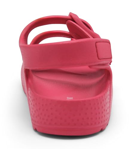 Image of INMINPIN Toddler Boys Girls Buckle Sandals Comfort Open Toe Sandal with Adjustable Back Strap