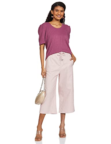 Image of Max Women's Solid Regular Fit Top