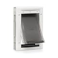 PetSafe Extreme Weather Small Dog and Cat Door for Exterior Door - Energy Efficient Door for Cats and Dogs – Insulated Flap System – Small - Plastic Frame