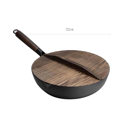 Wok de Hierro Antiadherente con Tapa 32 cm miniatura 2