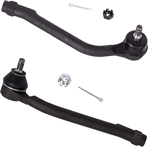 Image of Detroit Axle - 8pc Front End Control Arms Kit for Hyundai Elantra 09-12, 2 Lower Control Arms 2 Outer Tie Rods 2 Lower Ball Joints 2 Sway Bar End Links 2009 2010 2011 2012 Replacement