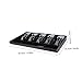 DOITOOL Secure Cash Register Drawer Compartment Receipt Organizers Money Organiser Tray for Retail Supermarkets Restaurants