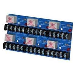 Relay Module, Cluster of 6, 12 or 24 Vdc, Form C, 10 A