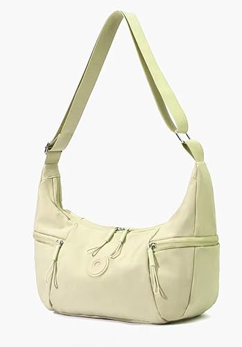 Image of WildHorn Nylon Shoulder Sling Bag for Women | Lightweight Crossbody Travel Bag with Multiple Zipper Pockets | Everyday Casual Handbag with Adjustable Strap (30 x 28 x 10 cm)