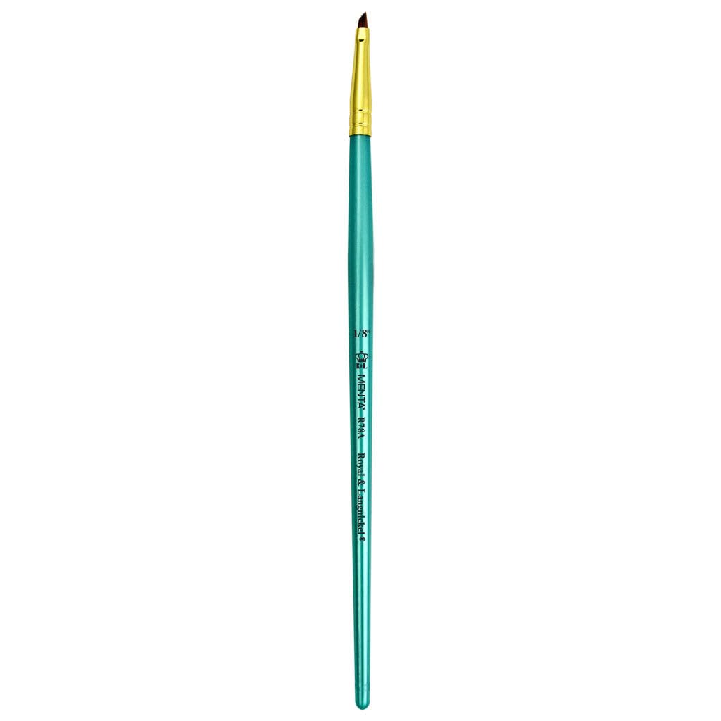 Menta Synthetic Sable Angular Brush - 1/2