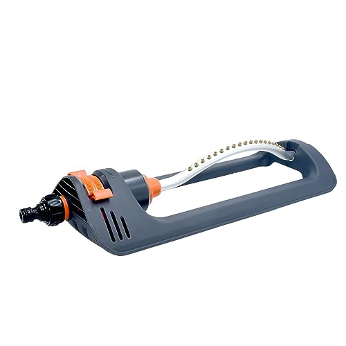 Arroseur de Jardin Lawn & Garden Essential Oscillant Arroseur | Arroseur d'eau for Cour, Couvre jusqu'à 3 600 Pieds carrés, Base Lourde