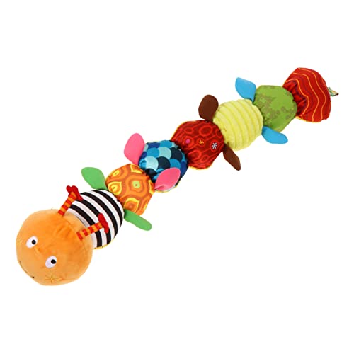CIYODO Caterpillar Shape Plush Muñeca Toy De Peluche Altura del Bebé Medición De La Altura