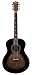 Washburn Bella Tono 6 String Acoustic Guitar, Right, Gloss Charcoal Burst (BTS9CH-D)