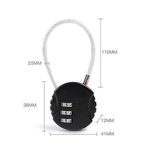 SZWL 5pcs Lucchetto Valigia,Lucchetto di sicurezza...