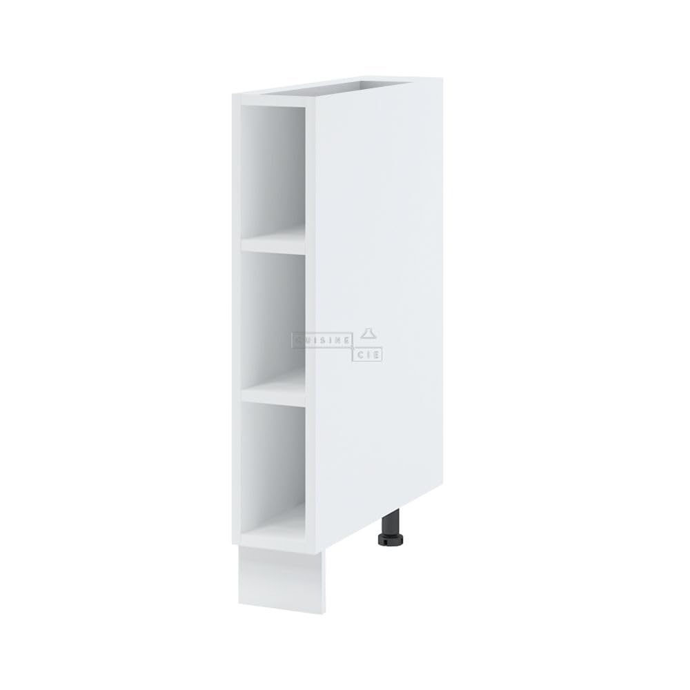 Cuisineandcie - Meuble Range Bouteille Cuisine Bellissi Blanc L 15 cm x H 87 cm x P 52 cm - Meuble Bas de Rangement pour Cuisine