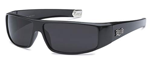 Locs 9035 Black Sunglasses | Authentic Gangster Rapper Lowrider Cholo Mens Shades