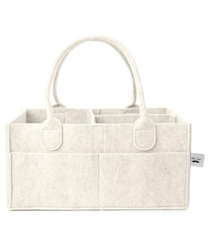 Image of Mr. Pen- Baby Diaper Caddy Organizer, Beige, Baby Organizer, Car Diaper Caddy