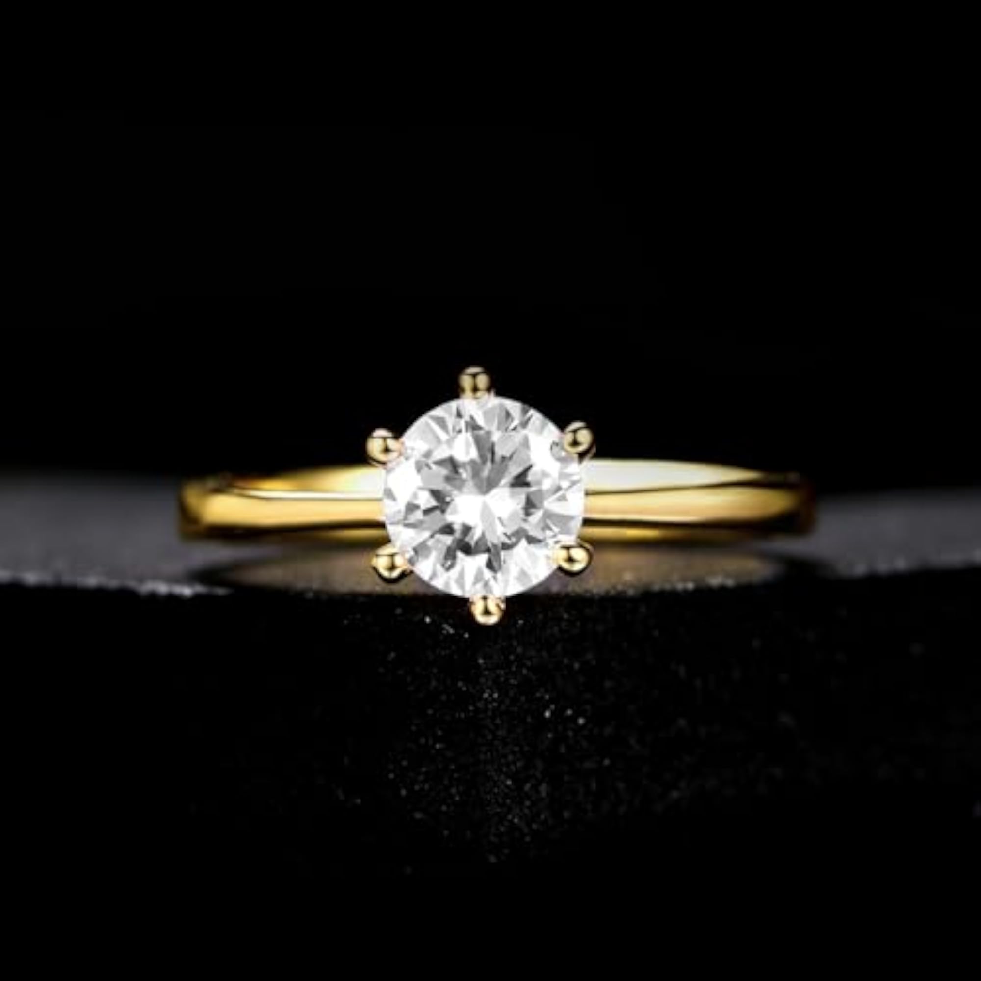 Women's Cubic Zirconia Pendant Chain Stud Earrings & Finger Ring Set