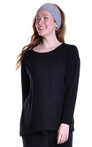 Image of LA CERA Women's Pullover Top, Comfortable Long Sleeve Sweatshirt