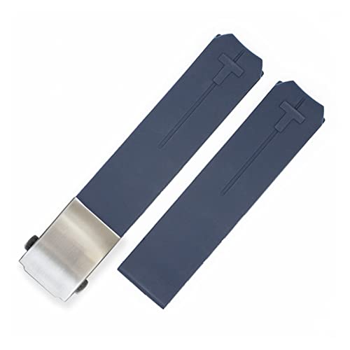 [�R�E����] MENGKG �V���R�[�����v�o���h20mm 21mm�X�|�[�c�t�B�b�g���`�[�g�^�b�` T013 T047���o�[�X�g���b�vT�X�|�[�c�E�H�b�`�o���h�h�� T047420A T33(Blue silver 20mm)