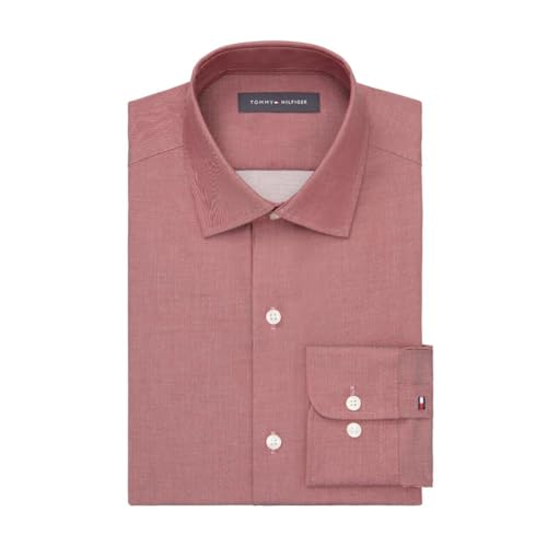 Tommy Hilfiger Men's Dress Shirt Regular Fit Stretch Twill3