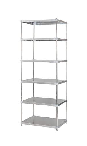 燕三条製 PROFACE プロフェイス SUS304ステンレスシェルフ フリーラック 幅76 奥行60 高さ210 cm 6段 GSS6-6076 (B0D319L1MB) Amazon価格推移・価格追跡