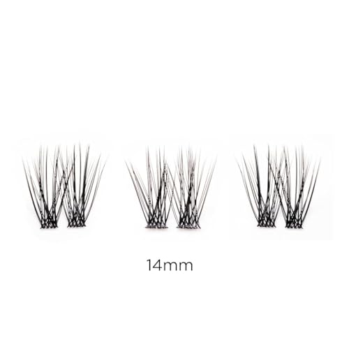 SOSU Cosmetics Hidden Agenda Refill Pack 14mm - Wispy & Voluminous Cluster Lashes - Reusable & Lightweight for Custom Lash Styles - Image 2