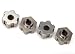 Traxxas 8568 Steel Wheel Hex Hubs, Gray